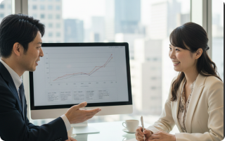 Webコンサルティングの打ち合わせ風景